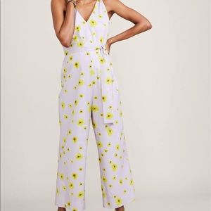 NWT HATCH Tilden Jumpsuit in Lilac Poppy - size 0